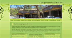 Desktop Screenshot of elangeni-resort.co.za